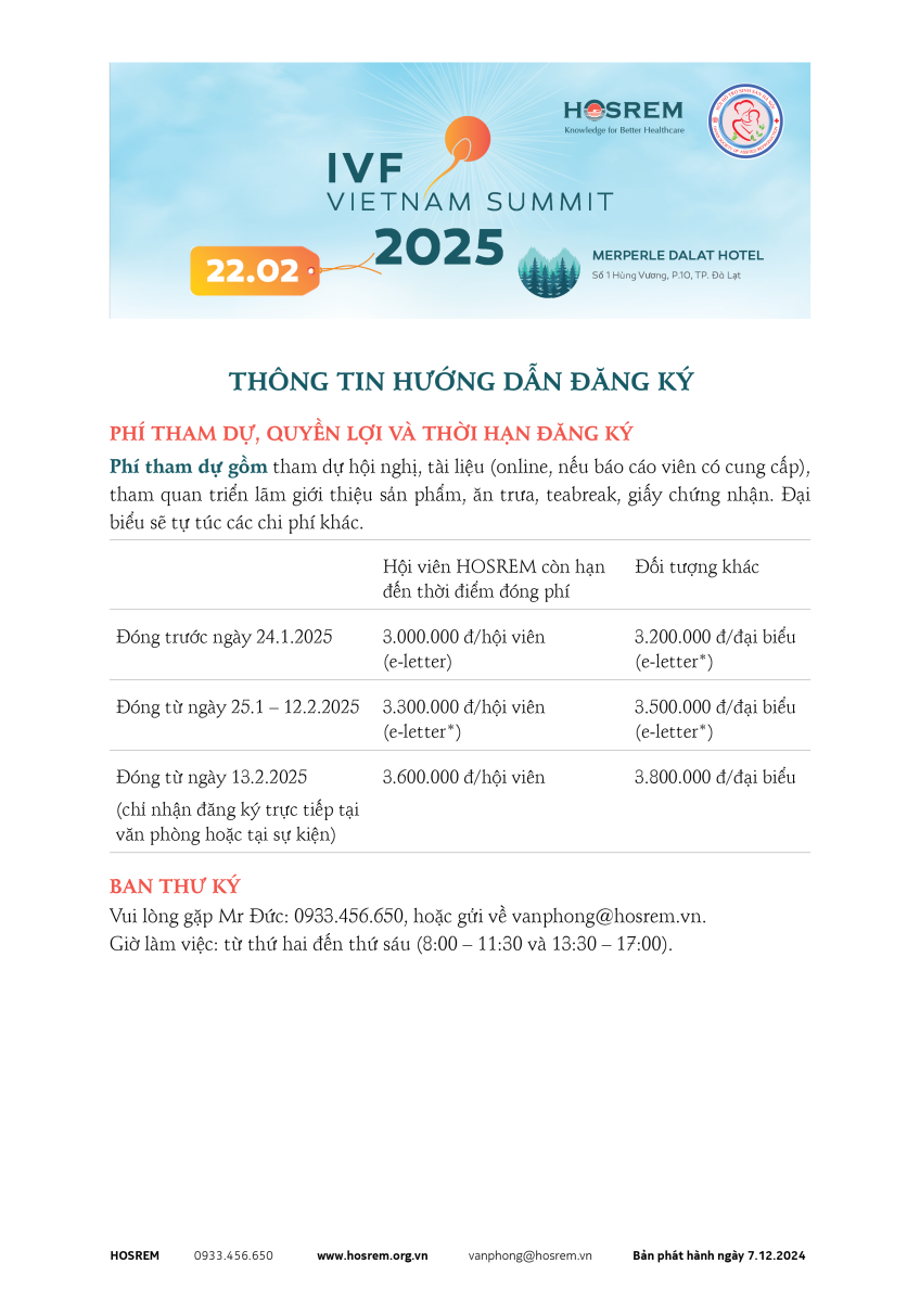 IVF Vietnam Summit 2025